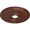 Ekena Millwork Munich Ceiling Medallion (Fits Canopies up to 5 5/8"), 17 1/2"OD x 3 5/8"ID x 1"P, Copper Penny CM17MUCPS - alternate 4